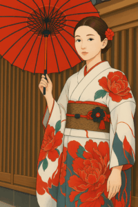 紅傘の静寂.