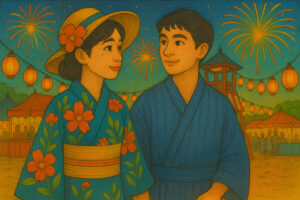 夏夜に咲くふたりの笑顔