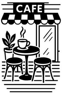 くつろぎのカフェ