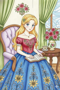 読書する貴婦人